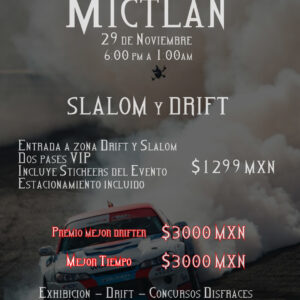 DRIFT y SLALOM (29 de Noviembre)PILOTOS