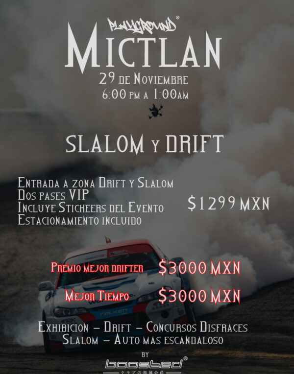 DRIFT y SLALOM (29 de Noviembre)PILOTOS